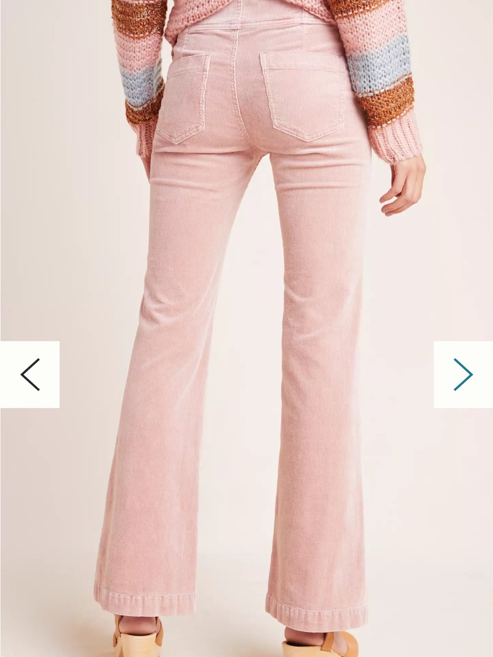 Pilcro and the Letterpress High Rise Bootcut Corduroy Pants